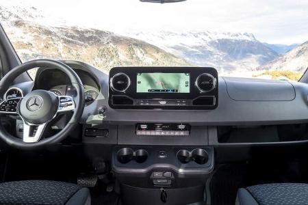 Mercedes Sprinter 319 CDI 4x4 Modelljahr 2019 Wintertest 