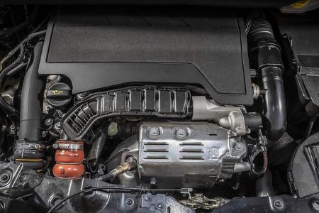 ams0319, Vergleichstest, Opel Crossland X 1.2 DI Turbo, Motorraum