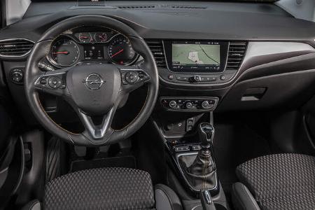 ams0319, Vergleichstest, Opel Crossland X 1.2 DI Turbo, Interieur