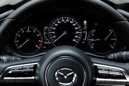 Mazda 3 Skyactive G (2019), Cockpit, Lenkrad, Intrumente