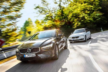 BMW 318d Touring Sport Line, Volvo V60 D3 Momentum