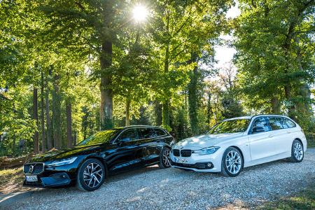 BMW 318d Touring Sport Line, Volvo V60 D3 Momentum