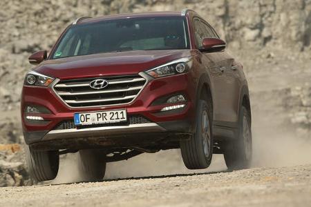 Hyundai Tucson 2.0 CRDi 4WD, Frontansicht