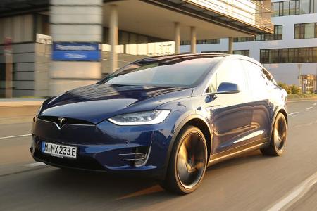 Tesla Model X P90D, Frontansicht