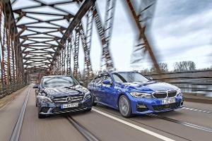 BMW 330i, Mercedes C300, Vergleichstest, ams0619