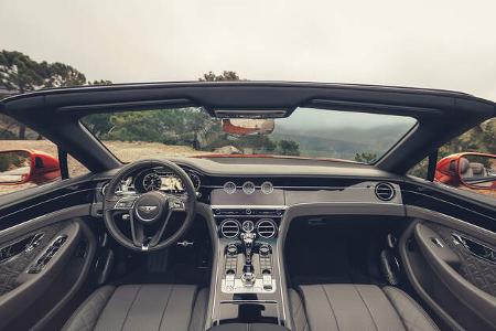 Bentley Continental GTC 2019, Innenraum, Cockpit