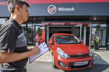 Kia Rio Typ UB, Gebrauchtwagen-Check, Meister Wünsch, asv1817