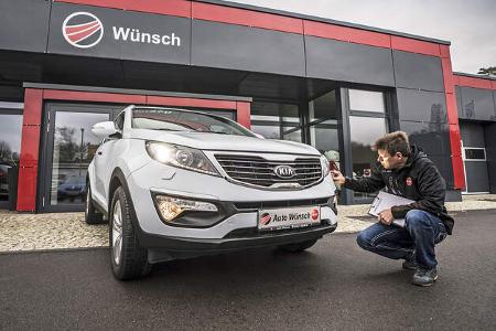 Kia Sportage Typ SL, Gebrauchtwagen-Check, Meister Wünsch, asv0818