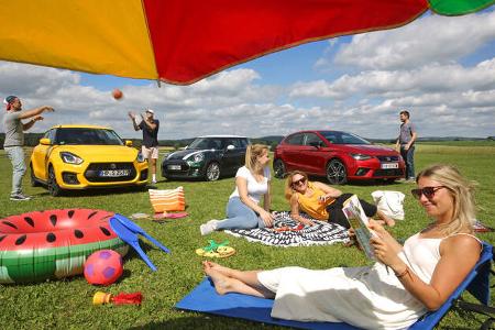 Mini Cooper, Seat Ibiza, Suzuki Swift, Vergleichstest, ams052019