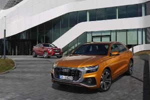 Audi Q8 50 TDI Quattro, Mercedes GLE 350 d Coupé 4Matic, Exterieur