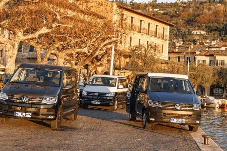 Vergleichstest Reimo, VW California, Köhler Sunvan