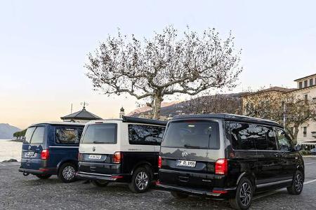 Vergleichstest Reimo, VW California, Köhler Sunvan