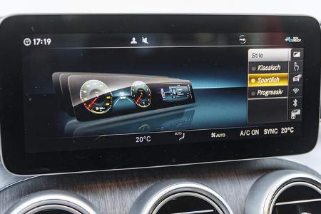 Mercedes C 300, Touchscreen