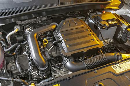 VW T-Cross 1.0 TSI, Motorraum