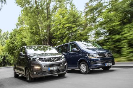 Opel Zafira Life, VW Caravelle, Exterieur