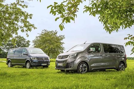 Opel Zafira Life, VW Caravelle, Exterieur