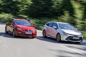 Seat Leon ST, Toyota Corolla Touring Sports, Exterieur