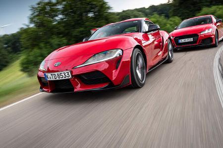 Audi TT RS Coupe, Toyota GR Supra, Exterieur