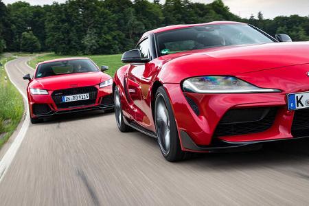 Audi TT RS Coupe, Toyota GR Supra, Exterieur