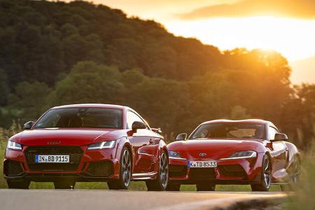 Audi TT RS Coupe, Toyota GR Supra, Exterieur