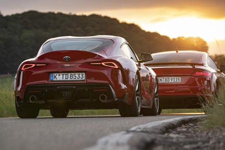 Audi TT RS Coupe, Toyota GR Supra, Exterieur