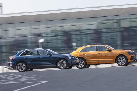 Audi e-tron 55 Quattro, Audi Q8 50 TDI Quattro, Exterieur