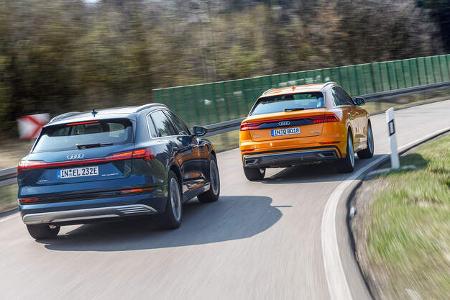 Audi e-tron 55 Quattro, Audi Q8 50 TDI Quattro, Exterieur