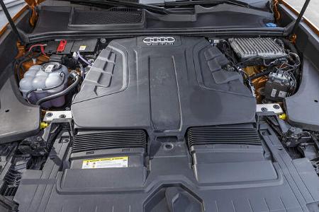 Audi Q8 50 TDI Quattro, Motorraum