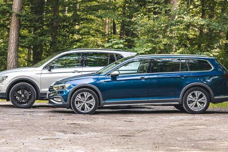 VW Passat Alltrack 2.0 TDI 4Mtotion, VW Tiguan Offroad 2.0 TDI 4Motion, Exterieur