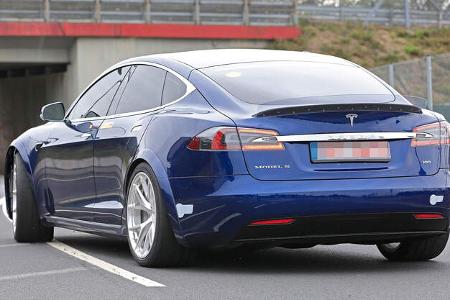Tesla Model S Nordschleifenrekordversuch
