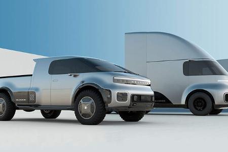11/2019, Neuron EV Pickup und Transporter mit Elektroantrieb