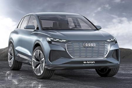 Audi Q4 e-tron, Exterieur
