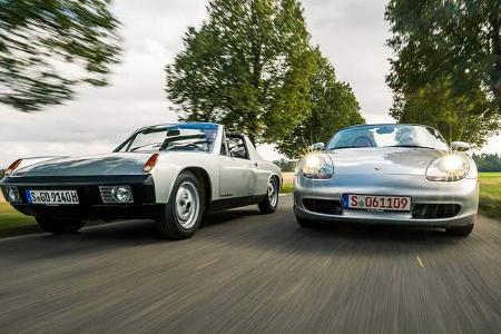 Porsche Mittelmotor-Vergleich 914 Boxster (986)