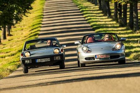 Porsche Mittelmotor-Vergleich 914 Boxster (986)