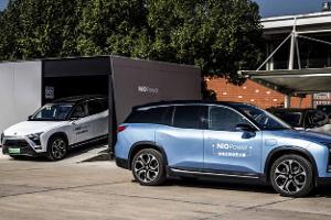 Nio Elektroauto Akku Tausch