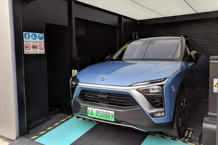 Batterie-Wechselstation von Nio