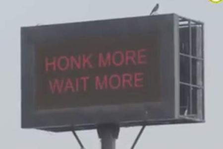 Hup-Bestrafungsampel in Indien