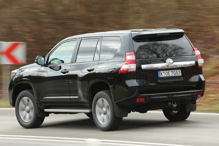Toyota Land Cruiser 2.8 D-4D, Heckansicht