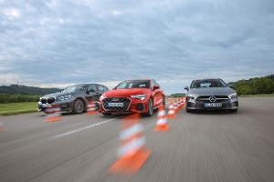 VT, Audi A3, Mercedes A 200 d, BMW118d