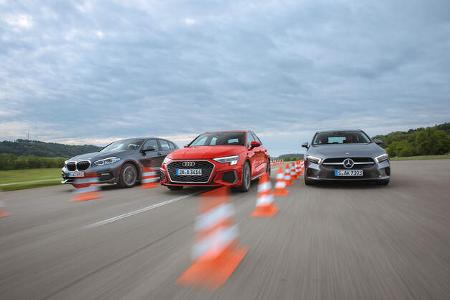 VT, Audi A3, Mercedes A 200 d, BMW118d