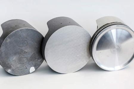 Kolben aus 3D-Drucker, Porsche