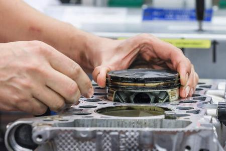 Kolben aus 3D-Drucker, Porsche