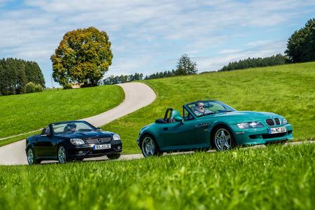 BMW Z3 M Roadster, Mercedes-Benz SLK 32 AMG, Exterieur