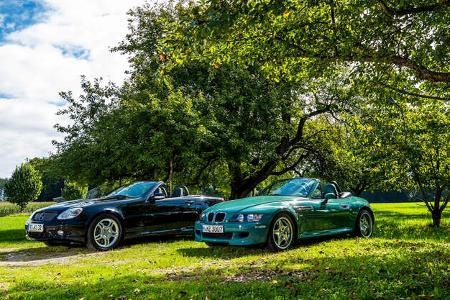 BMW Z3 M Roadster, Mercedes-Benz SLK 32 AMG, Exterieur