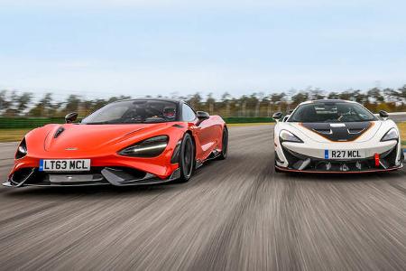 McLaren 620R, McLaren 765LT, Exterieur