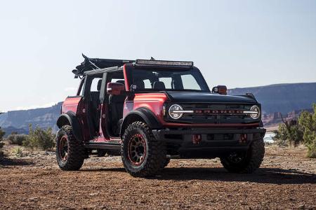 Ford Bronco Sondermodelle auf Moab Easter Jeep Safari 2021