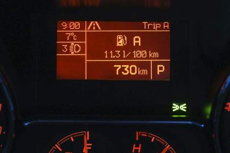 Verbrauch Test-Fahrten