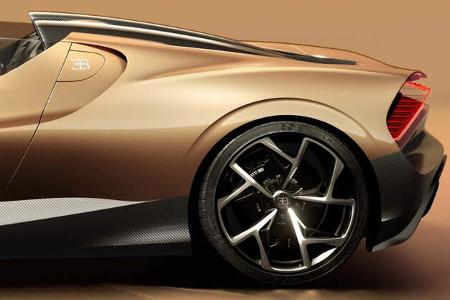 Bugatti Sur Mesure W16 Mistral Convertible in Gold