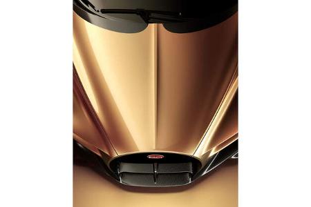 Bugatti Sur Mesure W16 Mistral Convertible in Gold