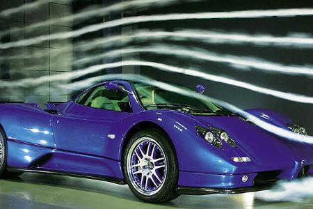 Pagani Zonda S, Windkanal